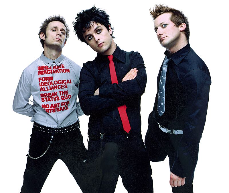 A banda é composta por Billie Joe, o vocalista, Mike Dirnt, baixista e Tre Cool, baterista | Divulgação