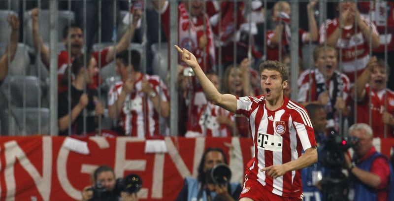 Thomas Muller, destaque da Alemanha na Copa, marcou o primeiro gol do Bayern | Michaela Rehle / Reuters