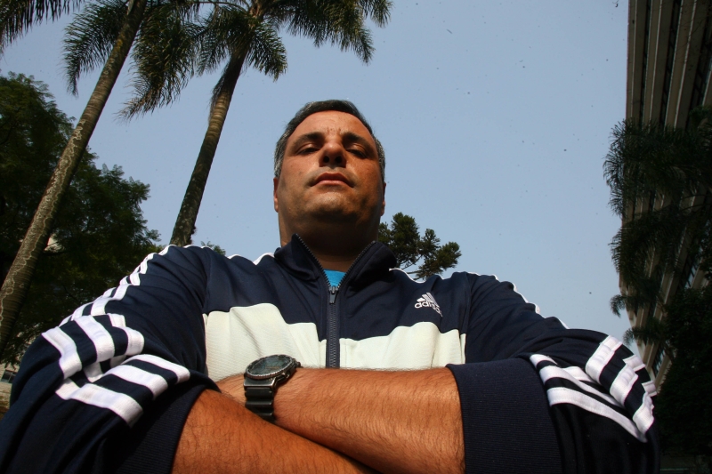 O ex-árbitro Renato Vieira Júnior garante: Não tem quem goste de apitar Suburbana pelo risco. O cara só apita porque tem o sonho de chegar ao profissional | Priscila Forone/ Gazeta do Povo