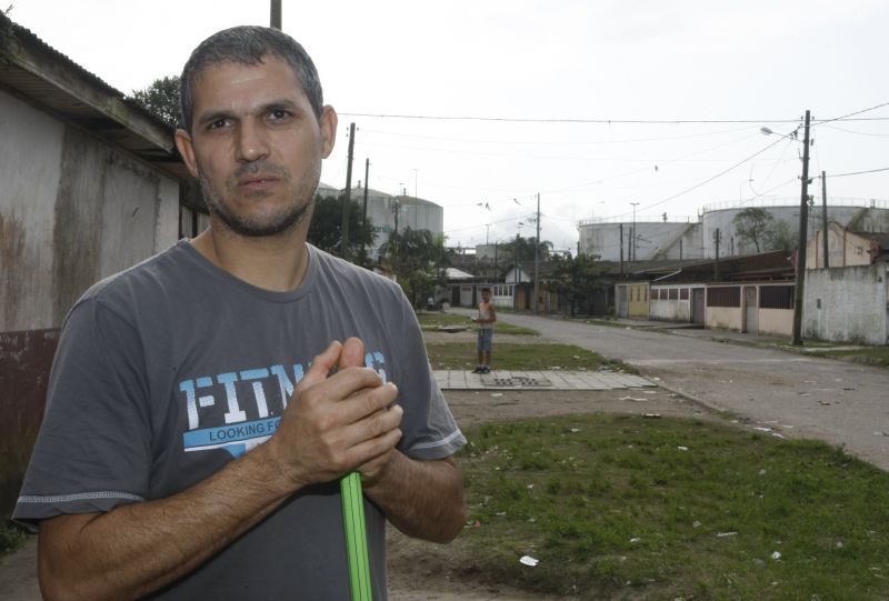 Renato Francisco da Silva, da Associação de Moradores da Vila Becker: diálogo difícil | Aniele Nascimento/ Gazeta do Povo