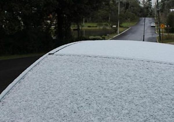 Pelo menos 16 cidades gaúchas e catarinenses registraram neve, incluíndo Gramado, no Rio Grande do Sul | Divulgação / Prefeitura de Gramado