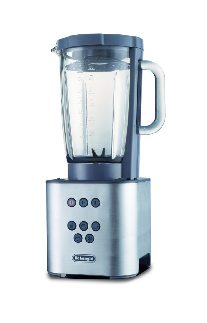 Liquidificador em aço inoxidável Delonghi, com jarra de 1,6 litros. Preço sugerido: R$ 499 |