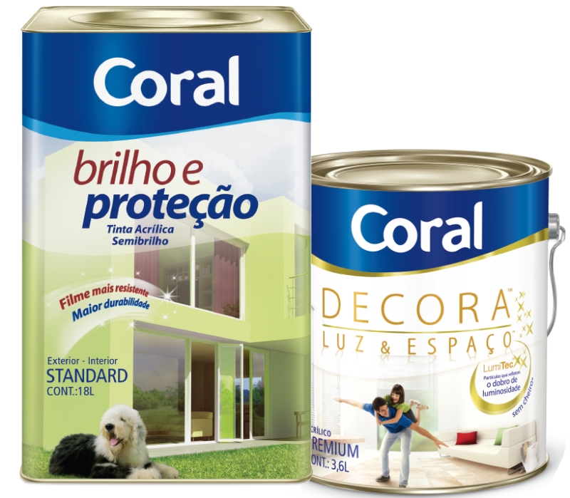 A tinta Brilho & Proteção é ideal para áreas mais úmidas e frias e a Luz & Espaço ajuda a iluminar o ambiente | Divulgação