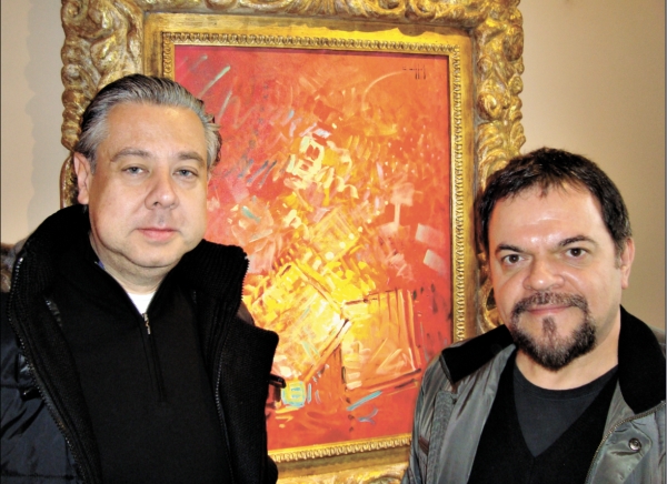 FRAGMENTOS -O artista plástico Celso Coppio recebeu a visita do arquiteto Eduardo Mourão em seu estúdio, onde pôde conhecer, em primeira mão, o novo trabalho do pintor, a série Fragmentos, composta por 20 obras que transitam entre o clássico e o abstrato |