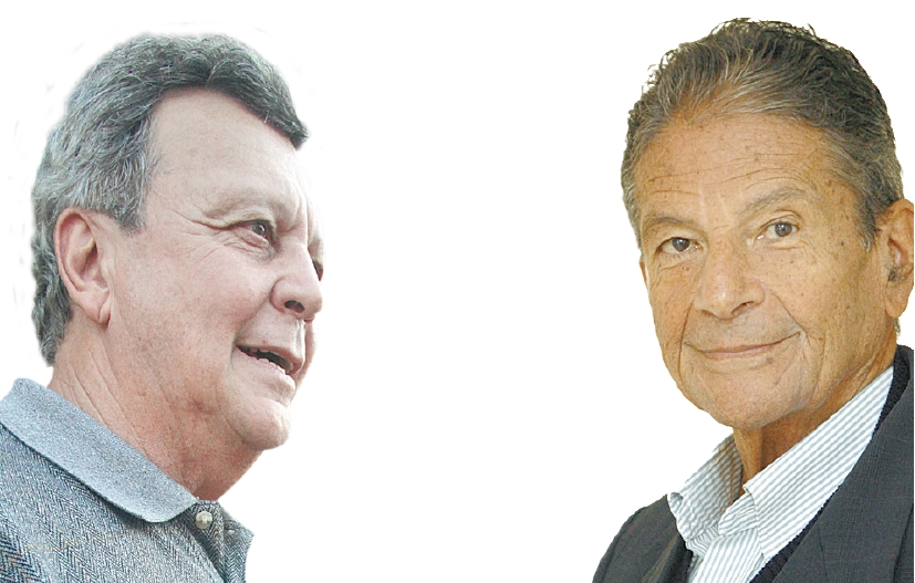 Raul Plasmann (a esq.) estreia em cargo eletivo e disputa uma vaga para deputado federal, aos 65 anos e Aos 81 anos, Affonso Camargo tenta o quarto mandato como deputado federal | Dirceu Portugal e Priscila Forone/Gazeta do Povo