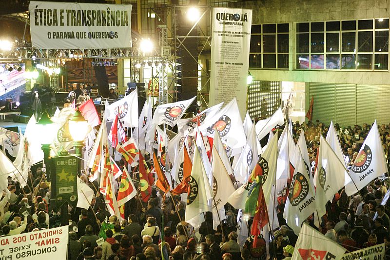 Manifestação na Boca Maldita: mobilização popular completou dois meses ontem | Antonio More/Gazeta do Povo