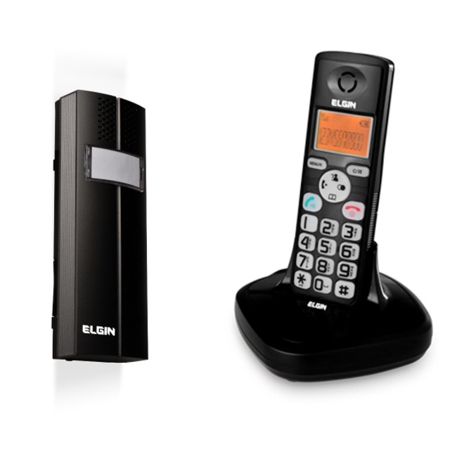 Telefone com interfone DDB Home, da Elgin, para até cinco ramais. Destrava fechadura elétrica com as mesmas teclas do fone. Preço sugerido: R$ 499 (não inclui ramais) |