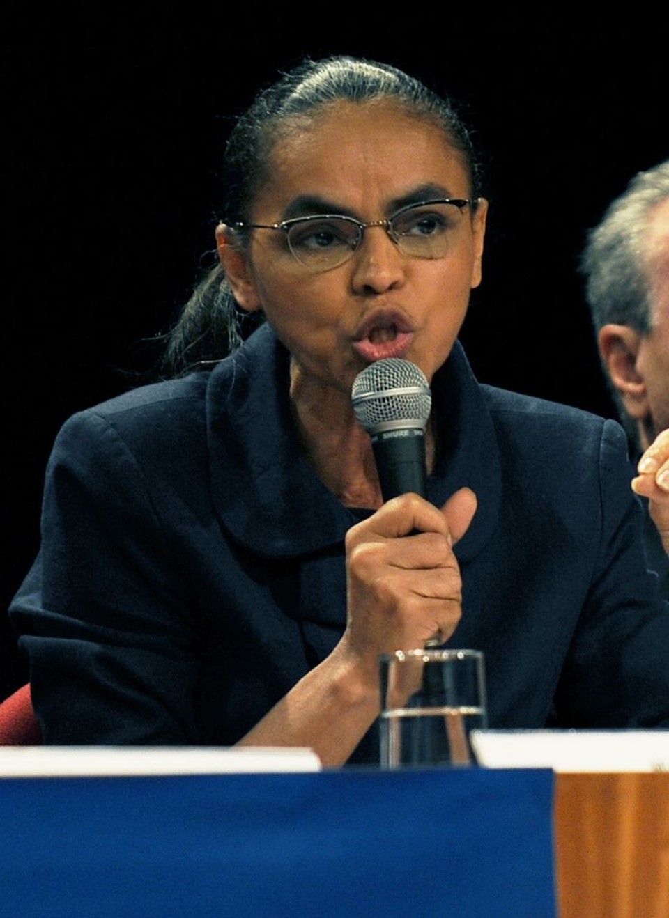 Marina Silva se manteve estável nos 10% e continua em terceiro lugar | Vanderlei Almeida / AFP