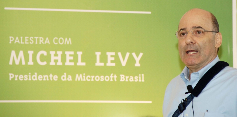 O presidente da Microsoft, Michel Levy: sistema móvel traz experiência nova | Ciciro Back/Divulgação