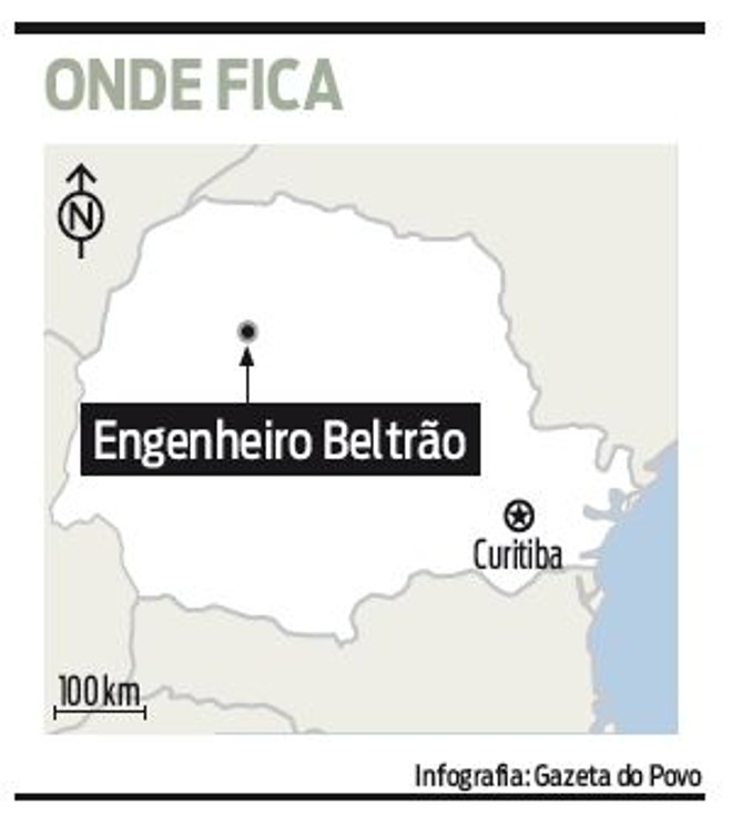 Veja onde fica Engenheiro Beltrão |