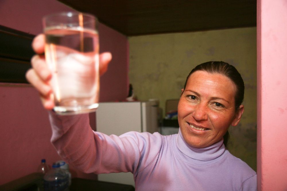Francine esperou 14 anos na fila dos transplantes e comemora: na época da hemodiálise, tomar água era um ato limitado | Henry Milleo / Gazeta do Povo
