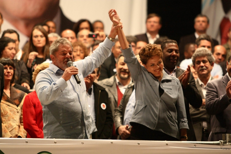 Lula e Dilma em comício em Mauá: presidente vai intensificar a aparição da candidata em eventos em São Paulo | Thiago Henrique/Futura Press