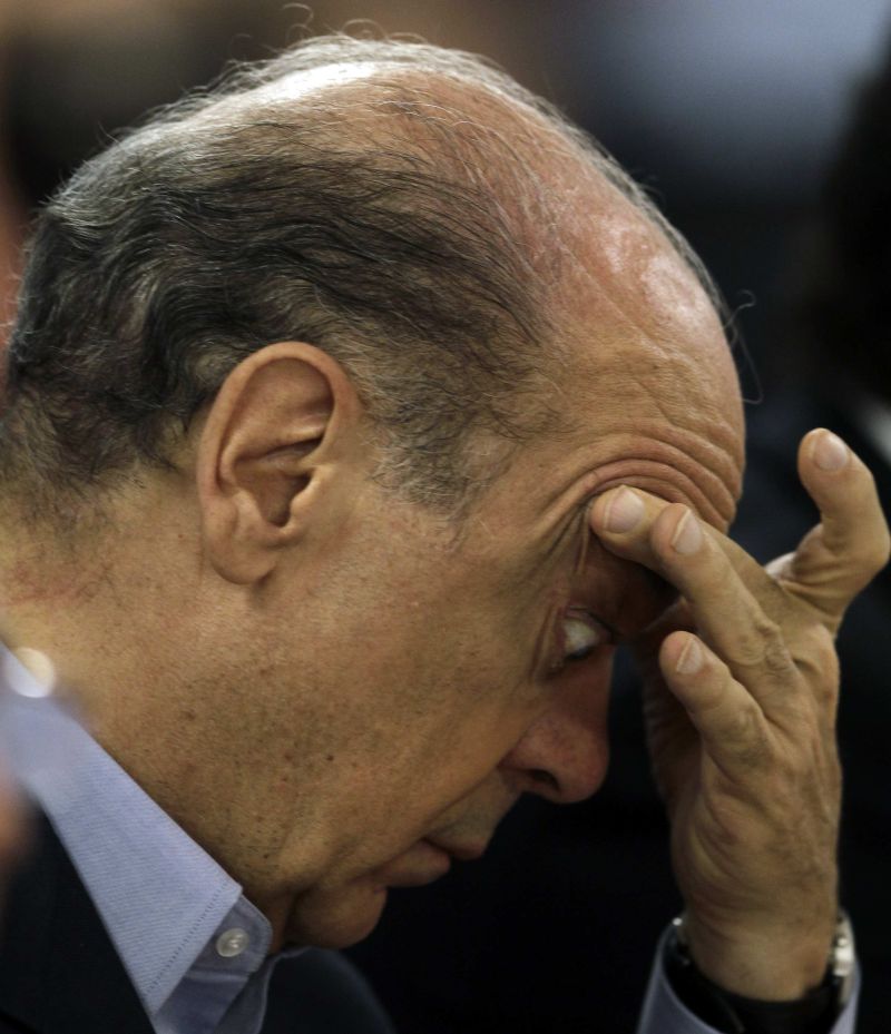 José Serra: tucano, segundo as recentes pesquisas, está perdendo em São Paulo, onde o PSDB comanda o estado há 16 anos | Paulo Whitaker / AFP