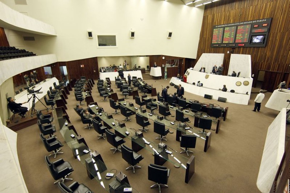 Plenário da Assembleia: há tempos esse lugar não fica lotado... | Valterci Santos/Gazeta do Povo