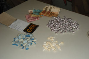 Drogas apreendidas | Divulgação PM-MG