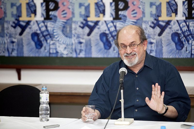 Salman Rushdie manifestou entusiasmo com os livros de Jorge Luis Borges e Machado de Assis | André Conti/Flip
