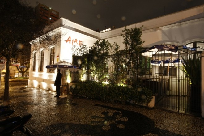 O Aire Restaurante está num imóvel onde funcionou uma antiga escola de datilografia |