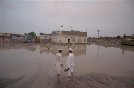 A província de Khyber-Pakhtunkhwa foi a mais atingida pelas pesadas chuvas de que atingiram o Paquistão | Reuters