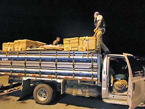 Fiscalização flagrou transporte irregular de queijo fresco sem documentação | Divulgação/PRF