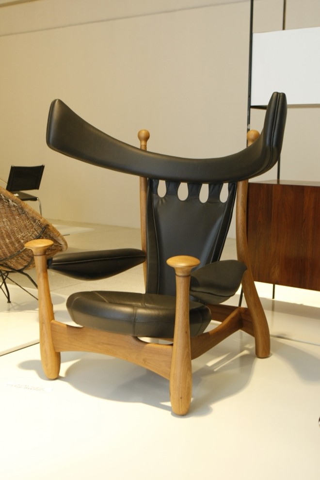 Poltrona Chifruda, de Sérgio Rodrigues, de 1962: transmite o espírito brasileiro de despojamento |