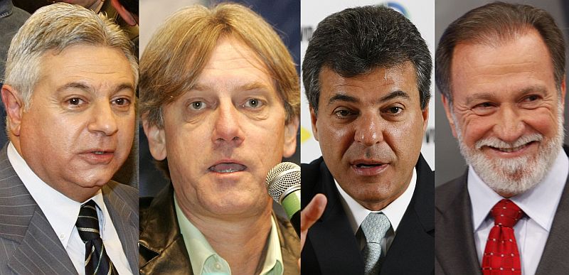 Salamuni, Bergmann, Richa e Osmar | Arquivo / Gazeta do Povo