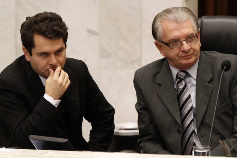 Curi e Justus: diretor jogou responsabilidade para eles. | Daniel Derevecki / Gazeta do Povo