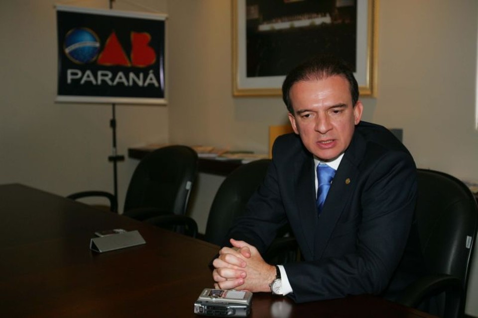 Ophir Cavalcante, presidente da OAB: decisão de barrar as pesquisas, a pedido do PSDB, é contrária à transparência | Ivonaldo Alexandre / Gazeta do Povo