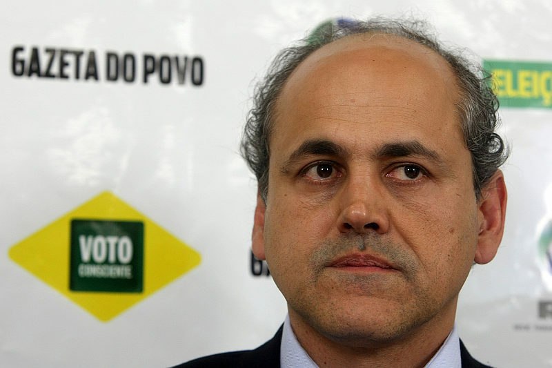 Gustavo Fruet foi o segundo entrevistado da série de sabatinas da Gazeta do Povo com os candidatos ao Senado. | Hedeson Alves/Gazeta do Povo