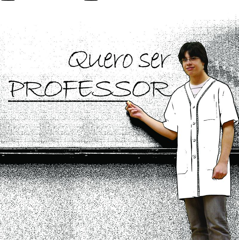 Assim como Gustavo, muitos vestibas sonham em seguir a carreira de professor | Dino Pezzole