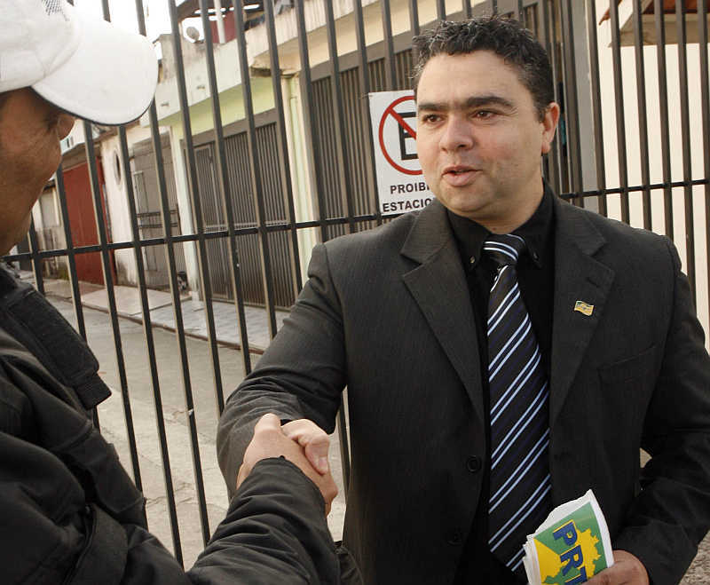 Robinson de Paula: candidato criticado por não ser mais agressivo com os adversários. | Priscila Forone/Gazeta do Povo