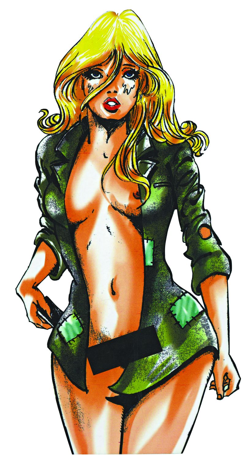 Maria Erótica: personagem do mestre dos quadrinhos Cláudio Seto, que viveu em Curitiba entre 1975 até sua morte, em 2008 |