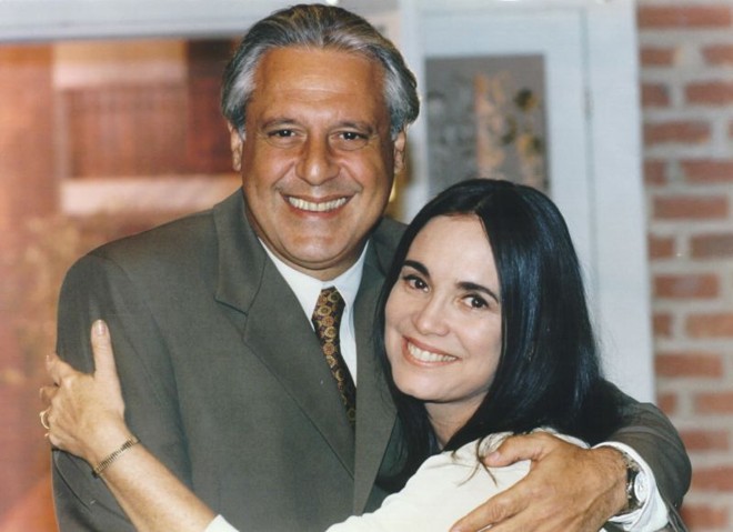 Fagundes (Atílio) e Regina Duarte (Helena), o par romântico de Por Amor | 