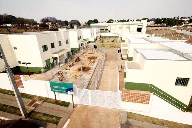 O Condomínio possui 40 apartamentos de 47 metros quadrados, com dormitório, banheiro, sala de visitas, cozinha, sanitário e lavanderia | Divulgação - PMM