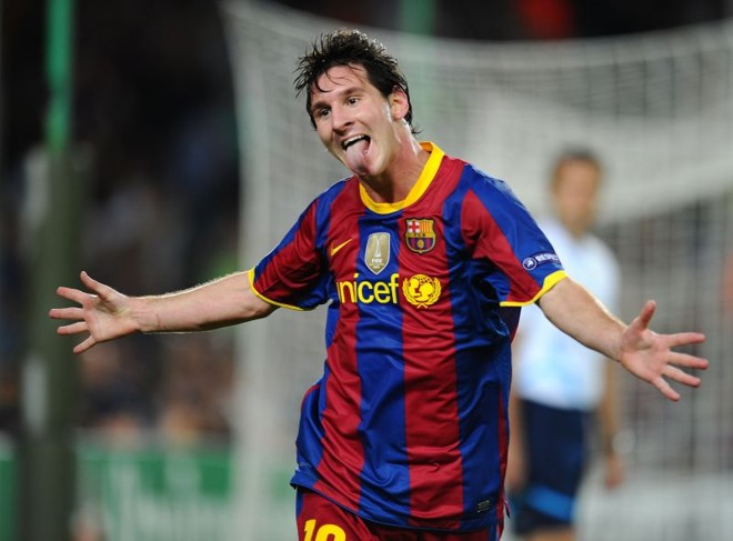 Messi: o argentino é a barbada da Bola de Ouro. | Lluis Gene/ AFP