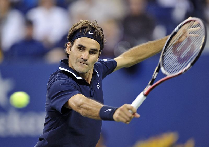 Roger Federer avança mais um degrau no último Grand Slam do ano | Ray Stubblebine / Reuters