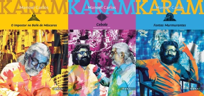 Até 1985, ano em que publicou Fontes Murmurantes, Manoel Carlos Karam era conhecido como autor de textos para o teatro. Dali em diante, passou a publicar os seus escritos inventivos. O Impostor no Baile de Máscaras, de 1992, é diferente do anterior, da mesma maneira que Cebola, de 1997, é inclassificável. Karam foi inventivo e o humor é sua marca registrada desde a frase inicial do primeiro livro: