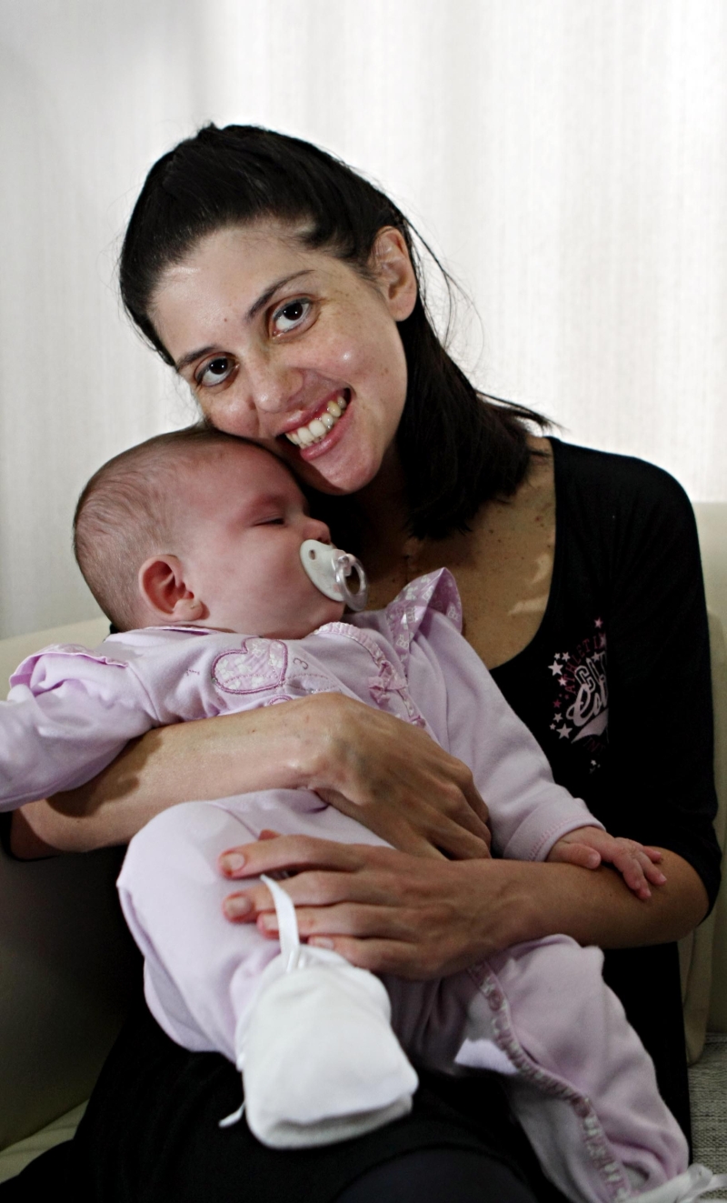 Kelly recebeu alta ontem após um transplante do coração: problema diagnosticado no momento do parto da filha Anna | Albari Rosa/Gazeta do Povo