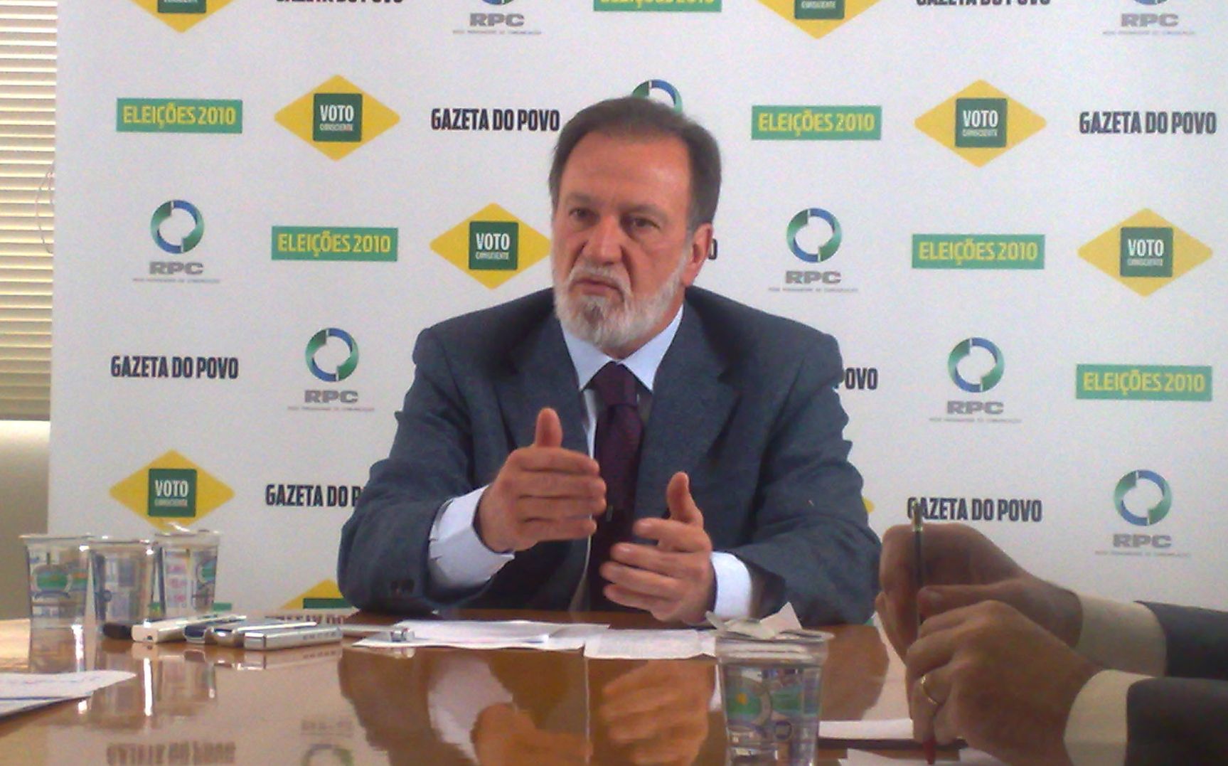 Tenho muita confiança de reduzir a dívida, disse Osmar sobre o Caso Banestado. | Gladson Angeli