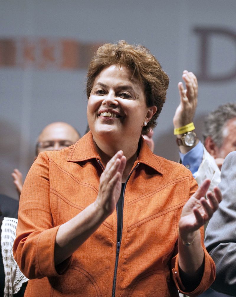 Dilma Rousseff: cargo superior ao da chanceler alemã, Angela Merkel, e ao da secretária de Estado dos Estados Unidos, Hillary Clinton | Antônio Scorza / AFP
