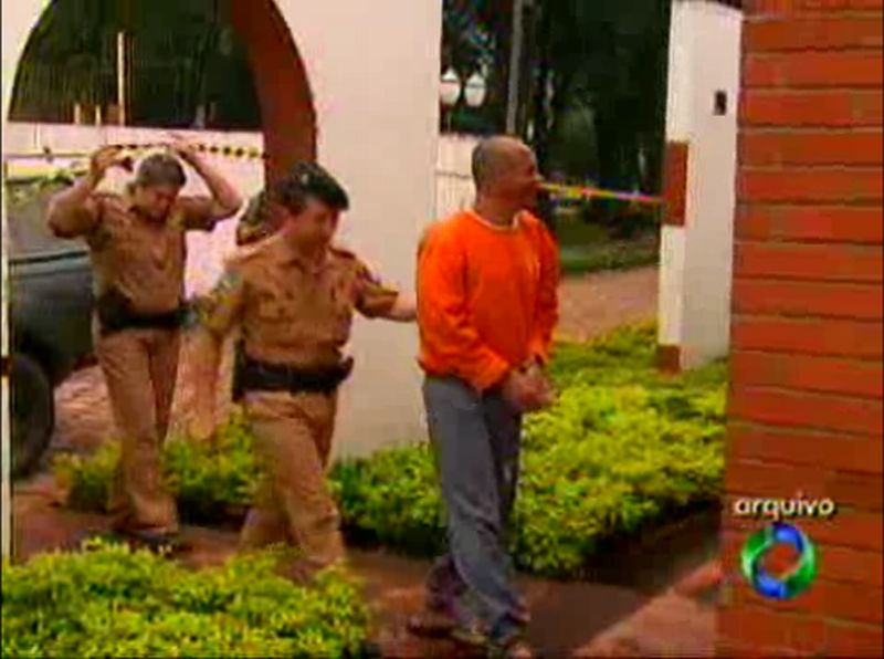 Almir Soares, em imagem de arquivo, foi condenado pela morte de um vendedor e de duas crianças em Marechal Cândido Rondon | Reprodução / RPC TV