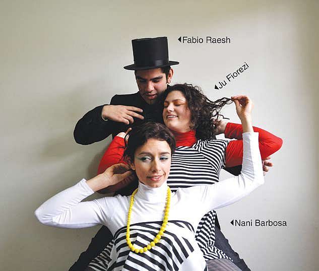 Fábio Raesh, Ju Fiorezi e Nani Barbosa formam o grupo Eu, Você e Maria | Sâmia Calixto/Divulgação