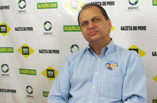 Ricardo Barros, candidato ao Senado pelo PP, também falou sobre sua aliança política, a Lei da Ficha Limpa, corrupção e leis polêmicas | Reprodução/Gazeta do Povo