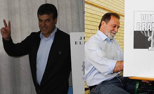 Osmar Dias (PDT) e Beto Richa (PSDB) disseram que devem vencer já no primeiro turno | Jonathas Campos e Fábio Dias / Gazeta do Povo Arquivo