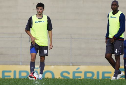 Pimpão (e) e Lima formarão o ataque paranista ao lado de Anderson Aquino | Daniel Castellano / Agência de Notícias Gazeta do Povo