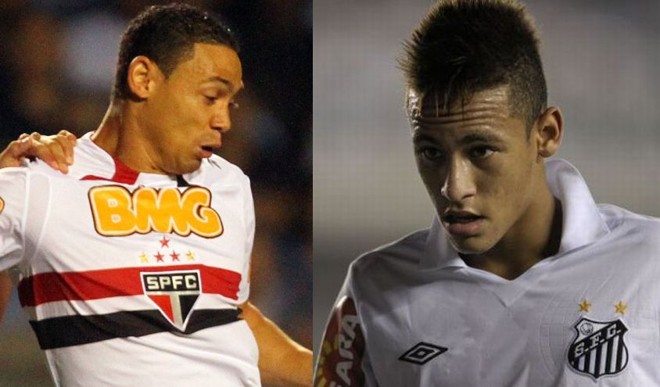 O duelo- O técnico Paulo César Carpegiani prometeu um São Paulo ofensivo para o clássico de hoje contra o Santos, time naturalmente agressivo desde o início da temporada, apesar de ter se tornado um pouco mais pragmático após perder Robinho e Ganso. O Tricolor paulista mandará a campo o quarteto Lucas, Fernandinho, Dagoberto e Ricardo Oliveira. No Peixe, a formação ofensiva do técnico interino Marcelo Martelotte tem Danilo, Alan Patrick, Zé Eduardo e Neymar | 