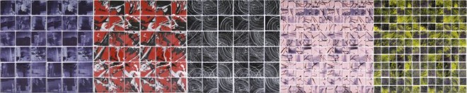 Visual moderno e colorido na linha Grand Art, da Pastilhart. Preço sob consulta | 