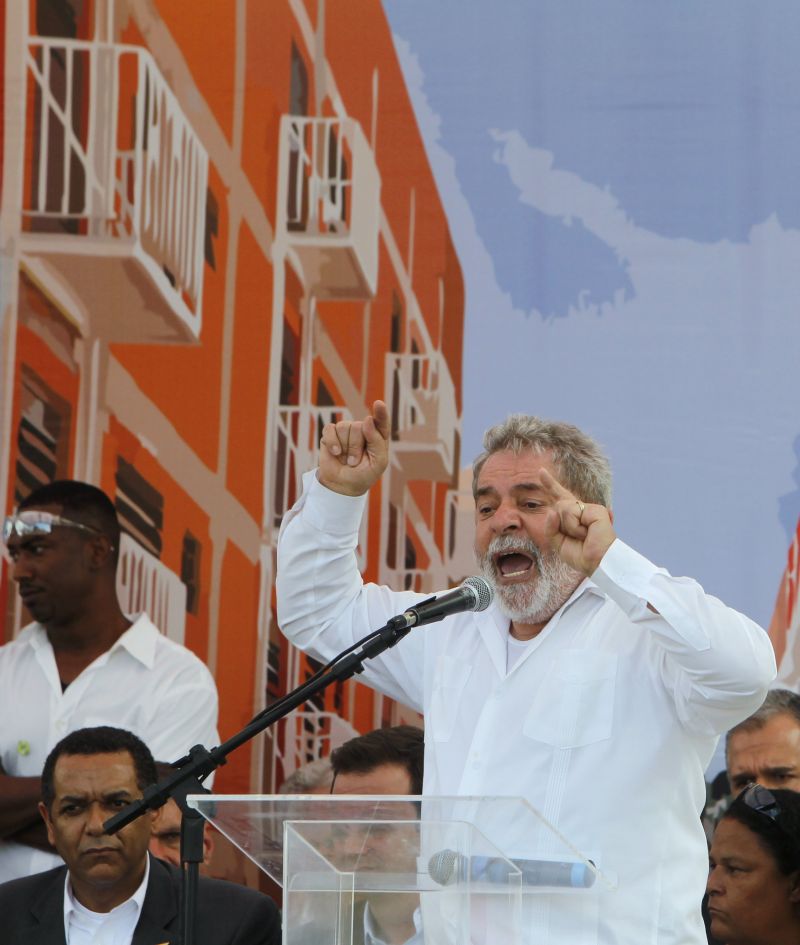 Lula em compromisso oficial no Rio: presidente volta ao Paraná para tentar reverter os votos dos paranaenses para a candidata petista | Bruno Domingues / Reuters