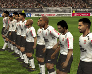 Corinthians está no game de futebol. | Divulgação