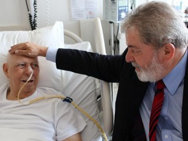 Presidente Luiz Inácio Lula da Silva visita o vice-presidente José Alencar, internado em hospital de São Paulo | Ricardo Stuckert / PR