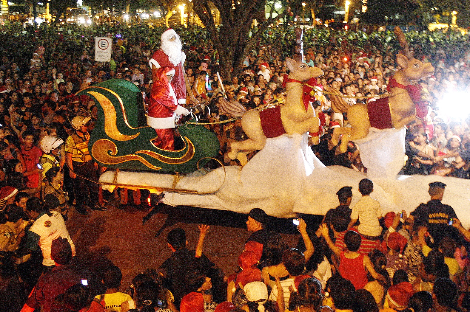 Chegada do Papai Noel vai marcar o início oficial da campanha de Natal em Maringá | Divulgação PMM